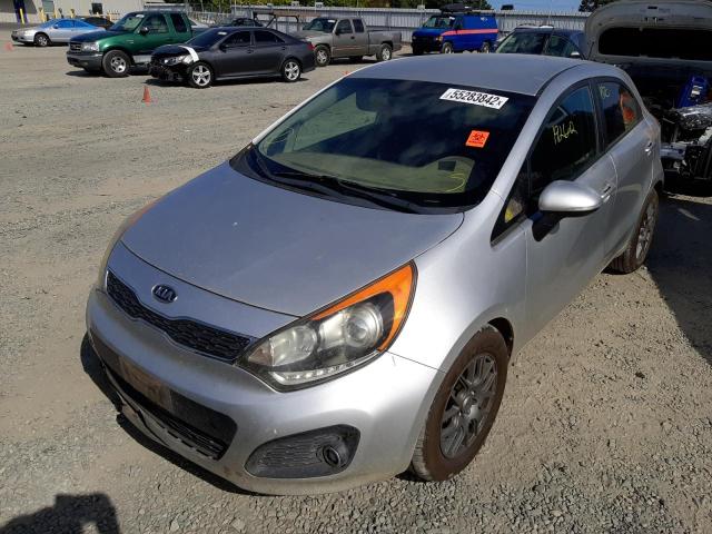 Photo 2 from auction – 2012 KIA RIO EX with VIN KNADN5A35C6092262