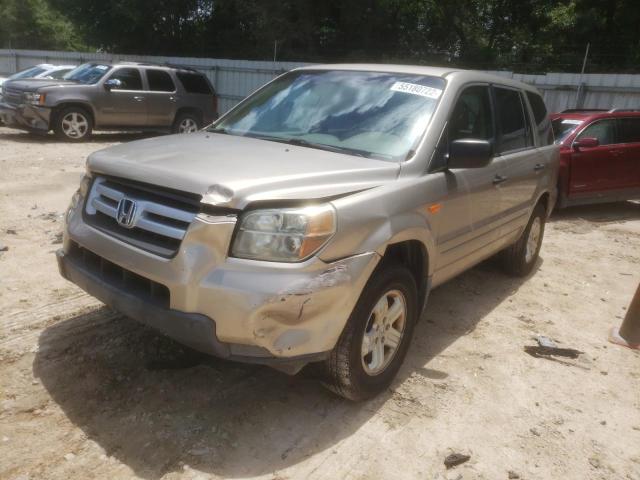 Photo 2 from auction – 2006 HONDA PILOT LX with VIN 5FNYF28166B040572