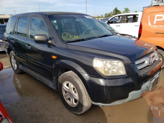 HONDA PILOT LX 2006 with VIN 5FNYF28176B030522 - Photo from auction