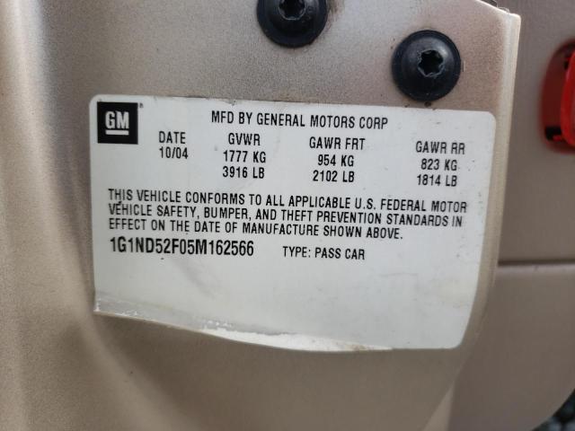 Photo 10 from auction – 2005 CHEVROLET CLASSIC with VIN 1G1ND52F05M162566