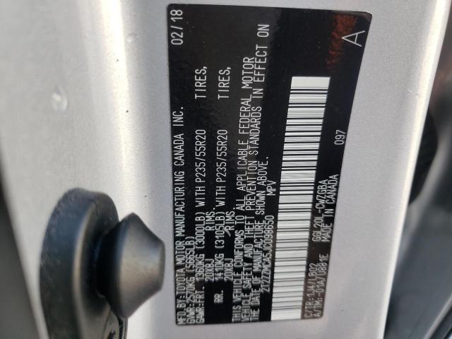 Photo 10 from auction – 2018 LEXUS RX 350 BAS with VIN 2T2ZZMCA5JC098650