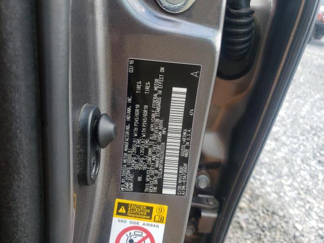 Photo 10 from auction – 2016 TOYOTA HIGHLANDER with VIN 5TDJKRFH4GS265558