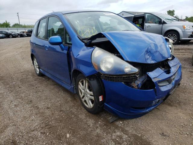 HONDA FIT 2007 with VIN JHMGD38657S011442 - Photo from auction