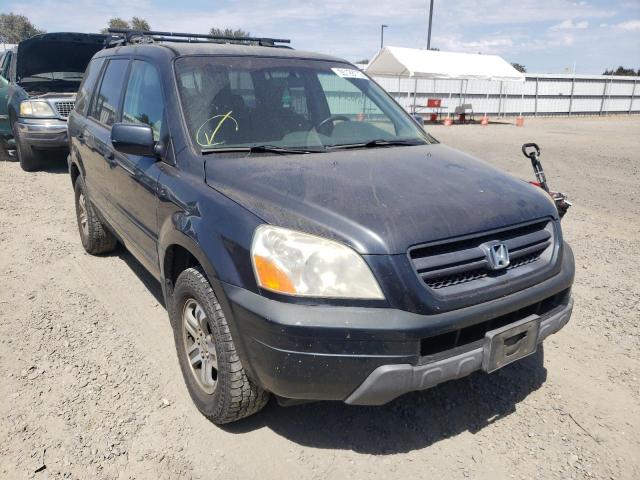 HONDA PILOT EXL 2004 with VIN 2HKYF18554H622237 - Photo from auction