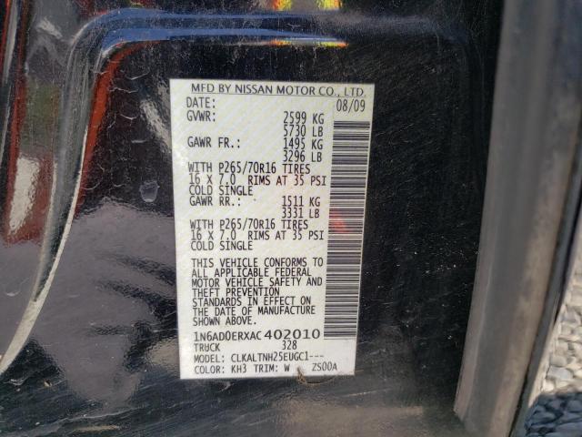 Photo 10 from auction – 2010 NISSAN FRONTIER C with VIN 1N6AD0ERXAC402010