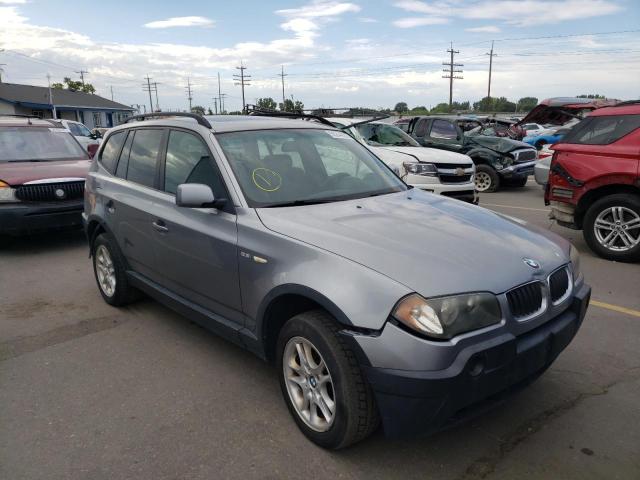 BMW X3 2.5I 2005 with VIN WBXPA73475WC48551 - Photo from auction