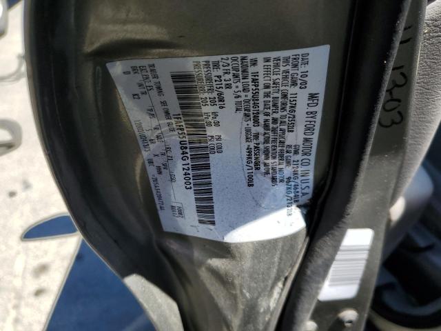 Photo 10 from auction – 2004 FORD TAURUS SES with VIN 1FAFP55U84G124003