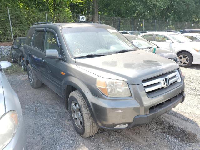 HONDA PILOT EXL 2007 with VIN 2HKYF18587H528776 - Photo from auction