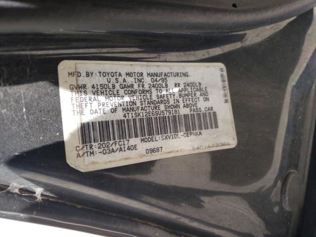 Photo 10 from auction – 1995 TOYOTA CAMRY LE with VIN 4T1SK12E6SU579181