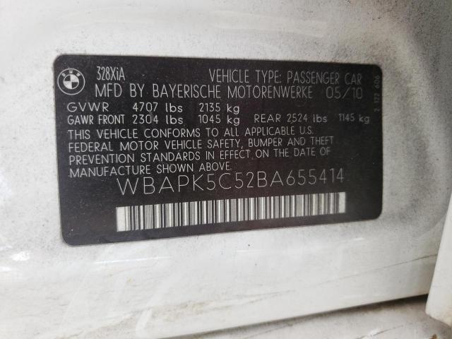 Photo 10 from auction – 2011 BMW 328 XI SUL with VIN WBAPK5C52BA655414