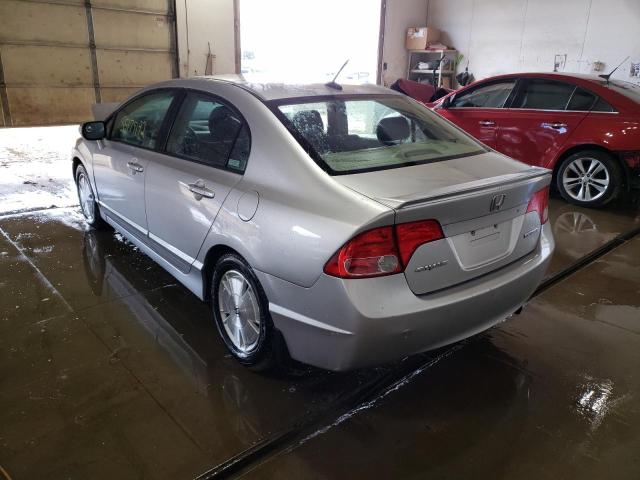 Photo 3 from auction – 2007 HONDA CIVIC HYBR with VIN JHMFA36237S006082
