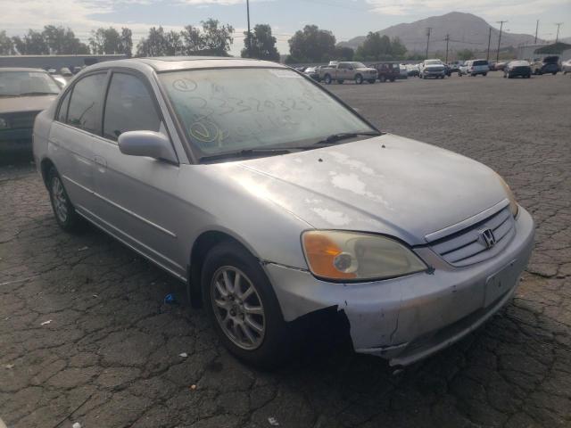 HONDA CIVIC EX 2002 with VIN 2HGES26772H570013 - Photo from auction