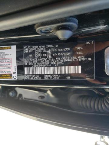 Photo 10 from auction – 2019 TOYOTA 4RUNNER SR with VIN JTEBU5JR4K5693910
