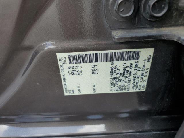 Photo 10 from auction – 2013 NISSAN MAXIMA S with VIN 1N4AA5AP6DC811886