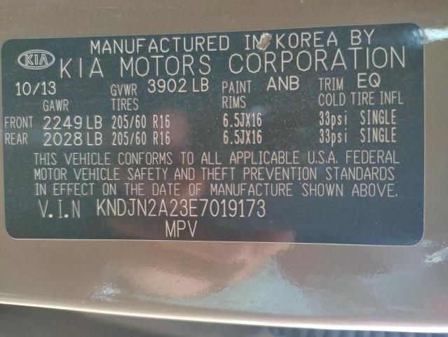 Foto 10 de la subasta – 2014 KIA SOUL con VIN KNDJN2A23E7019173