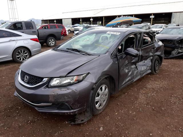 Photo 2 from auction – 2015 HONDA CIVIC LX with VIN 19XFB2F5XFE236609