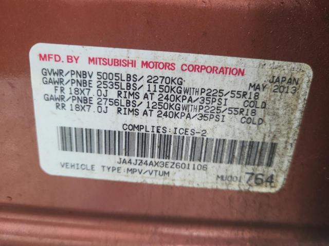 Photo 10 from auction – 2014 MITSUBISHI OUTLANDER with VIN JA4JZ4AX3EZ601106
