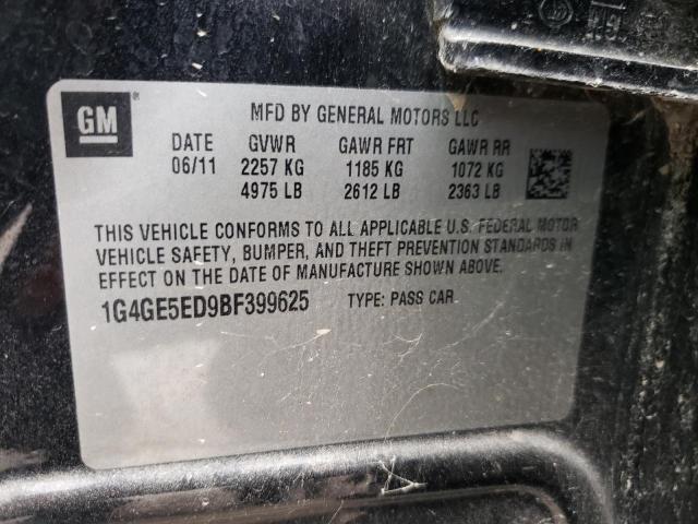 Photo 10 from auction – 2011 BUICK LACROSSE C with VIN 1G4GE5ED9BF399625
