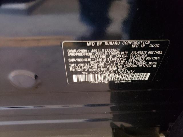 Photo 10 from auction – 2020 SUBARU FORESTER S with VIN JF2SKAMC8LH564502