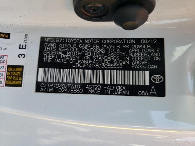 Photo 10 from auction – 2013 TOYOTA SCION TC with VIN JTKJF5C78D3055558