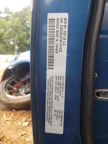 Photo 10 from auction – 2022 DODGE CHARGER SR with VIN 2C3CDXL97NH101533