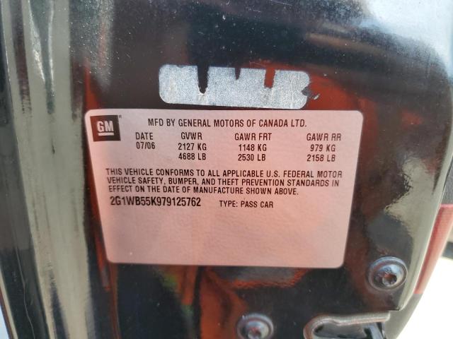Photo 10 from auction – 2007 CHEVROLET IMPALA LS with VIN 2G1WB55K979125762