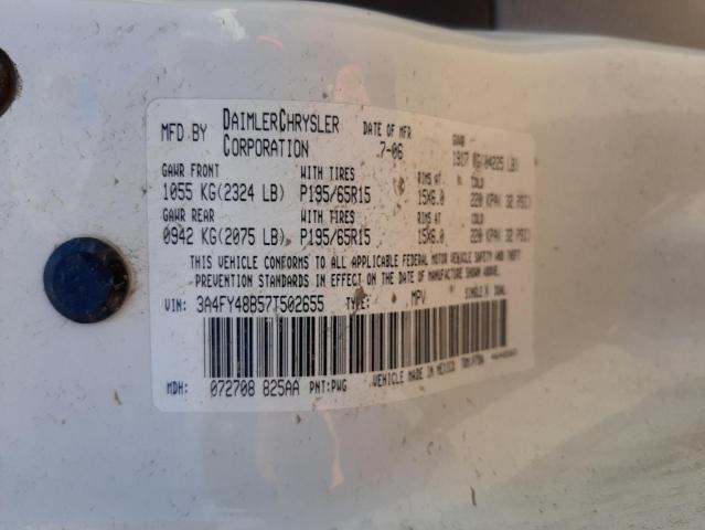 Photo 10 from auction – 2007 CHRYSLER PT CRUISER with VIN 3A4FY48B57T502655