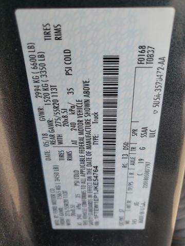 Photo 10 from auction – 2018 FORD F150 SUPER with VIN 1FTEW1EP1JKE54764