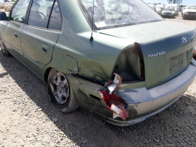 Photo 9 from auction – 2004 HYUNDAI ACCENT GL with VIN KMHCG45C04U509776
