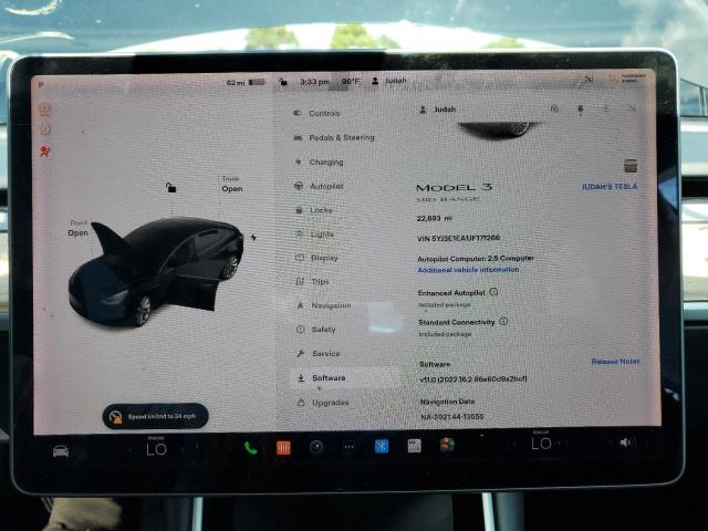 Photo 8 from auction – 2018 TESLA MODEL 3 with VIN 5YJ3E1EA1JF171266