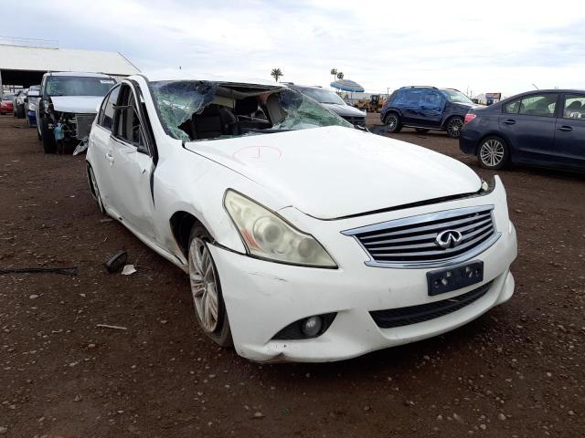 INFINITI G25 BASE 2012 with VIN JN1DV6AP7CM812753 - Photo from auction