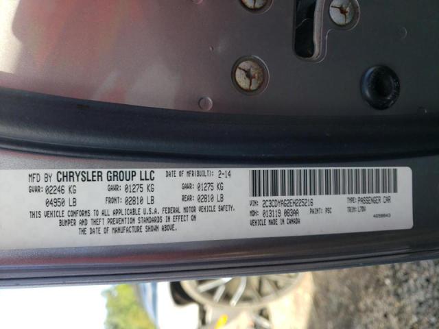 Photo 10 from auction – 2014 DODGE CHALLENGER with VIN 2C3CDYAG2EH225216
