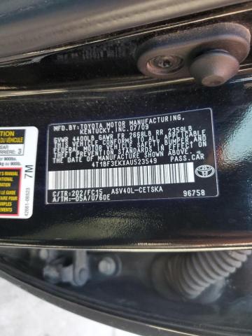 Photo 10 from auction – 2010 TOYOTA CAMRY BASE with VIN 4T1BF3EKXAU523549