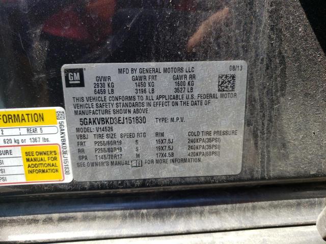 Photo 10 from auction – 2014 BUICK ENCLAVE with VIN 5GAKVBKD3EJ151830