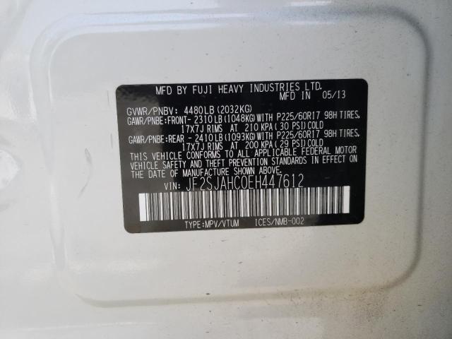 Photo 10 from auction – 2014 SUBARU FORESTER 2 with VIN JF2SJAHC0EH447612