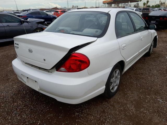 Photo 4 from auction – 2002 KIA SPECTRA BA with VIN KNAFB121425111959