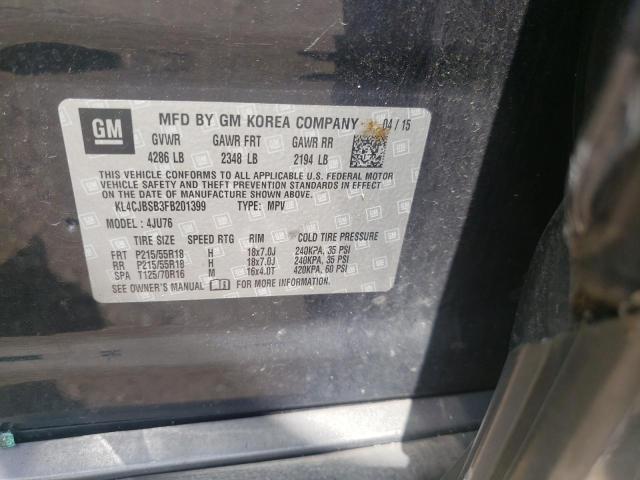 Photo 10 from auction – 2015 BUICK ENCORE CON with VIN KL4CJBSB3FB201399