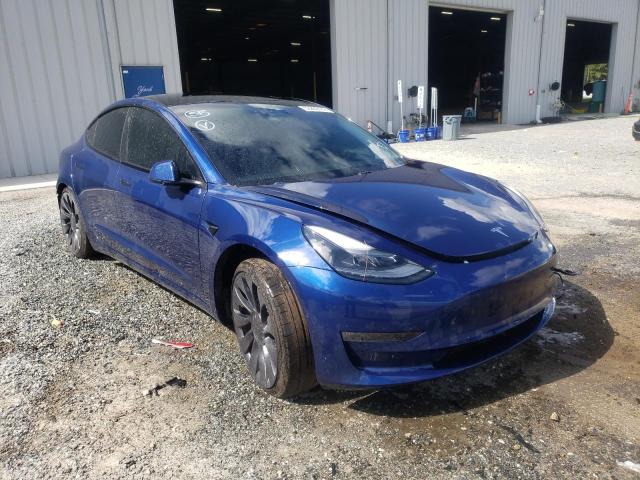 TESLA MODEL 3 2021 with VIN 5YJ3E1EC5MF056529 - Photo from auction