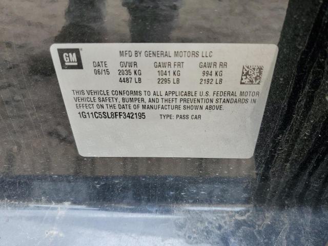 Photo 10 from auction – 2015 CHEVROLET MALIBU 1LT with VIN 1G11C5SL8FF342195