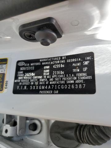 Zdjęcie 10 z aukcji – 2012 KIA OPTIMA LX z VIN 5XXGM4A71CG026387