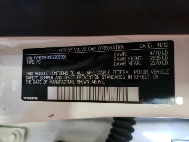 Photo 10 from auction – 2013 VOLVO S60 T5 with VIN YV1612FH1D2205198
