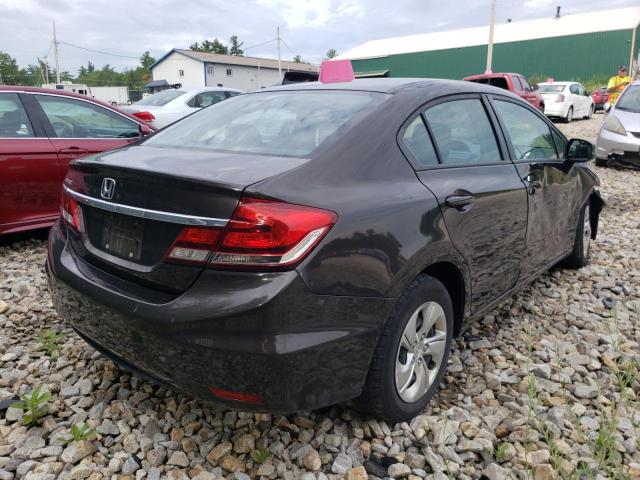 Photo 4 from auction – 2013 HONDA CIVIC LX with VIN 2HGFB2F59DH598790
