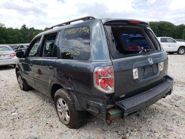 Photo 3 from auction – 2006 HONDA PILOT LX with VIN 5FNYF28156B011564