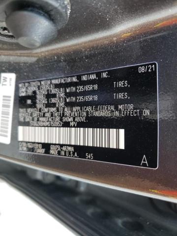 Photo 10 from auction – 2021 TOYOTA HIGHLANDER with VIN 5TDGZRBH6MS150953
