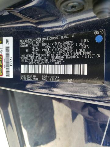 Photo 10 from auction – 2010 TOYOTA TUNDRA DOU with VIN 5TFRY5F1XAX097732