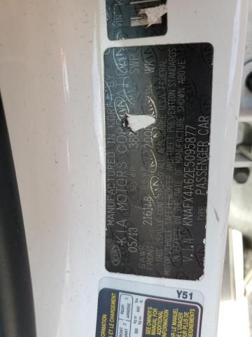 Photo 10 from auction – 2014 KIA FORTE LX with VIN KNAFX4A62E5095877