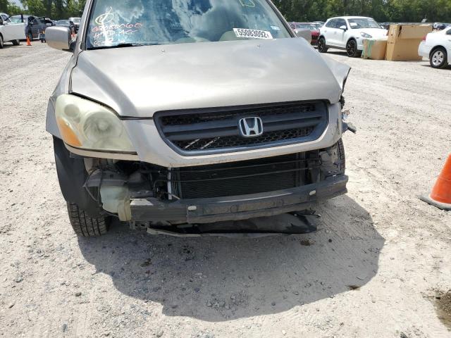 Foto 9 de la subasta – 2005 HONDA PILOT EXL con VIN 5FNYF18565B035030