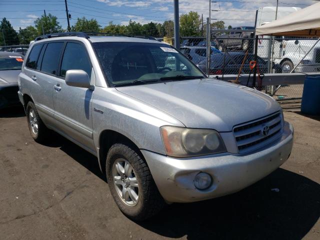 TOYOTA HIGHLANDER 2001 with VIN JTEHF21A610040293 - Photo from auction