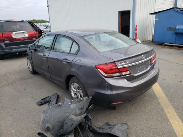 Photo 3 from auction – 2014 HONDA CIVIC LX with VIN 19XFB2F57EE037547