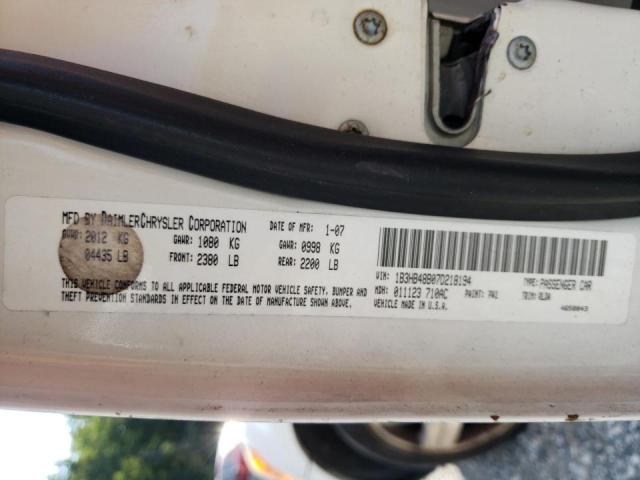 Photo 10 from auction – 2007 DODGE CALIBER SX with VIN 1B3HB48B07D218194